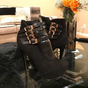 Bebe booties black